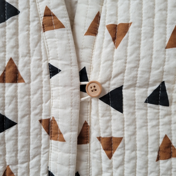 Quilted One button jacket - Picture 4 of 6